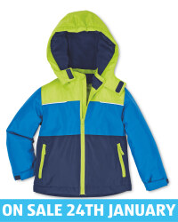 Crane Kids' Green/Blue Snow Jacket