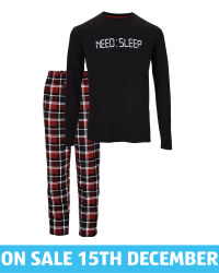 Avenue Men's Need Sleep Pyjamas