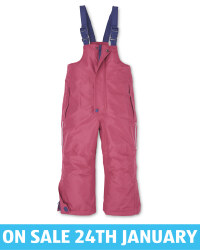 Crane Infants Berry Snow Salopettes