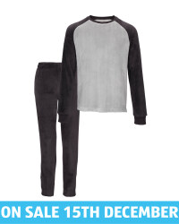 Men's Black/Grey Loungewear Set