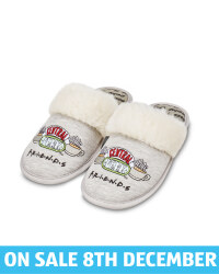 Ladies' Grey Friends Slippers