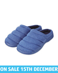 Avenue Men's Blue Padded Mules