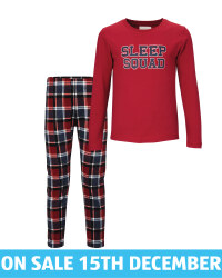 Lily & Dan Kids' Red/Blue Pyjamas