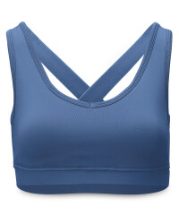 Ladies' Blue Yoga Sports Bra