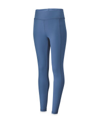 Ladies' Blue Yoga Leggings