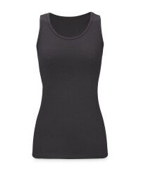 Ladies' Black Yoga Vest