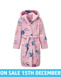 Kids' Rose Balloon Dressing Gown