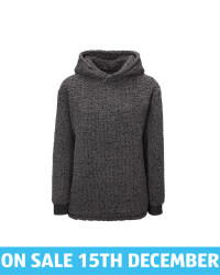 Avenue Ladies' Grey Borg Hoody