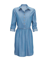 Ladies' Light Blue Denim Dress