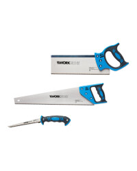 Workzone 3-Piece Saw Set