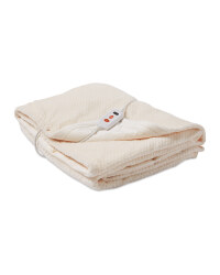 Easy Home Cream Heated Throw