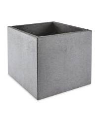 Grey Square Terrazzo Plant Pot
