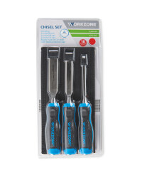Workzone 3-Piece Chisel Set