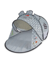 Kids' Grey Castle Play Tent