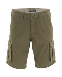 Avenue Men's Khaki Cargo Shorts