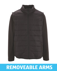 Avenue Men's Quilted Jacket 2-in-1
