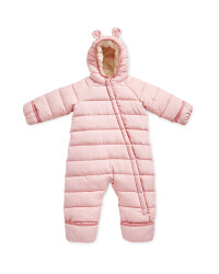 Baby Winter Overall - Rose