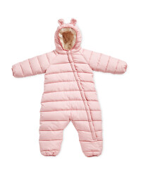 Baby Winter Overall Cuff - Rose