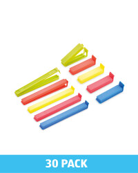 Bag Clips Assortment 30 Pack