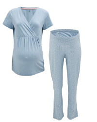 Avenue Blue Maternity Pyjamas