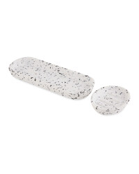 Kirkton House Blue Terrazzo Tray Set
