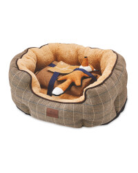Large Brown Check Pet Cuddle Bundle