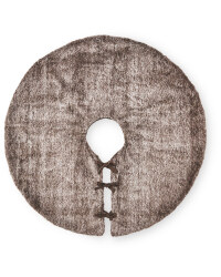 Brown Faux Fur Tree Skirt