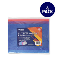 Button Wallets 4 Pack