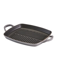 Cast Iron Grill Tray 33cm - Grey