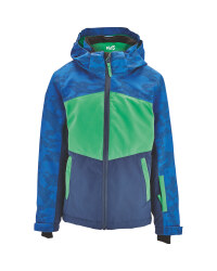 Children's Blue Green Ski Jacket