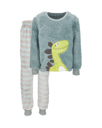 Children's Dinosaur Fleece Pyjamas