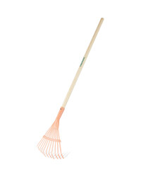 Children's Gardening Leaf Rake - Orange