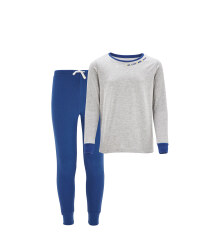 Children's Grey & Blue Pyjamas