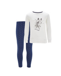 Children's White & Blue Pyjamas