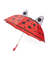 Children's 3D Ladybug Umbrella