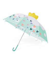 Children's 3D Heart Umbrella