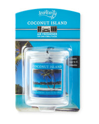 Coconut Island Car Air Freshener