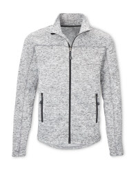 Crane Men's Grey Fleece Jacket