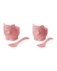 Crofton Pig Egg Cup & Spoon Set