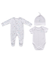 Organic Bear Three Piece Gift Set