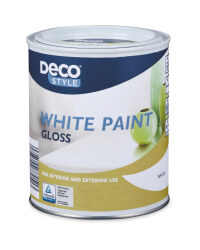 Deco Style White Silk Gloss Paint