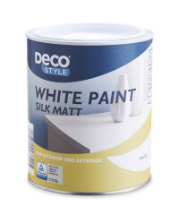 Deco Style White Silk Matt Paint
