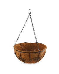 Decorative Swirl Hanging Basket