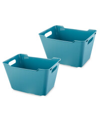 Design Living Boxes 12L 2 Pack - Blue