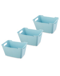 Design Living Boxes 6L 3 Pack - Blue