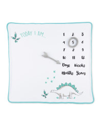 Dino Baby Milestone Blanket