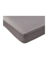 Egyptian Cotton King Fitted Sheet - Charcoal