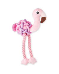 Flamingo Multi Texture Dog Toy