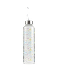 Floral Glass Hydration Bottle