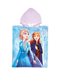 Frozen Hooded Poncho Towel